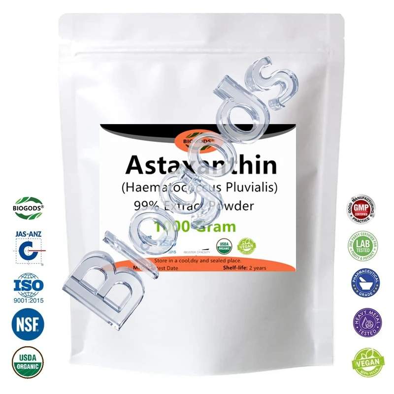 Embalaje de distribución de fábrica de astaxantina 99% personalizado global DIY para entrega más rápida