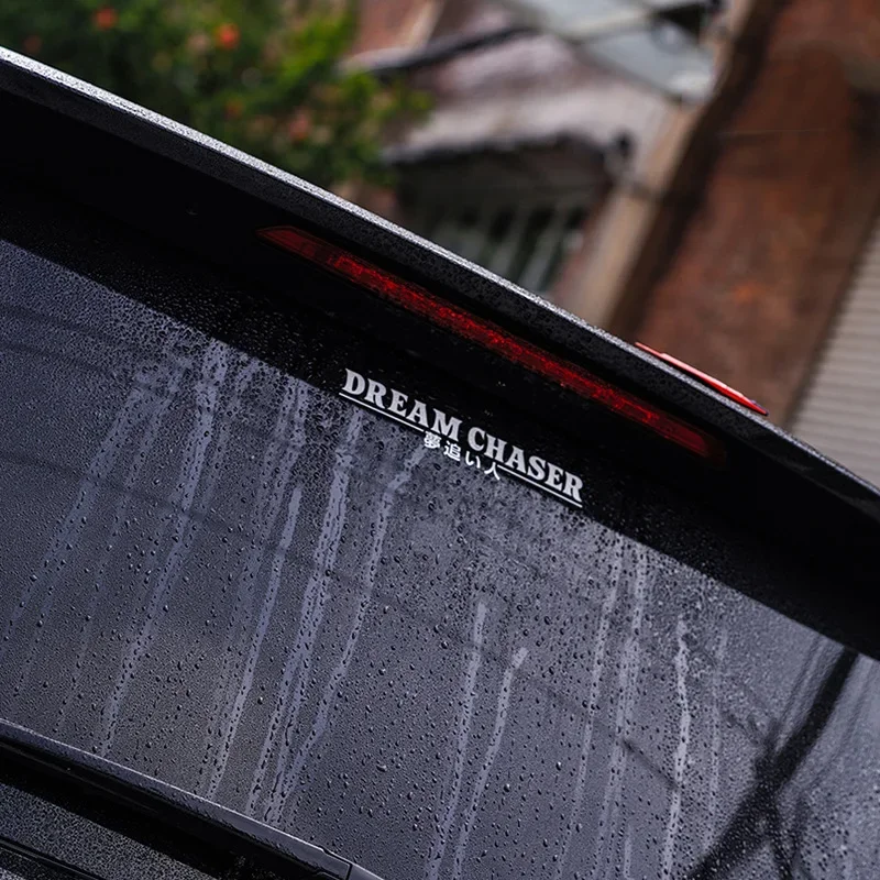 40x7cm DREAM CHASER JDM Car Sticker Auto Body Bumper Windows Motorcycle Laptop Walls Vinyl Film Decal Auto Tuning Accessories