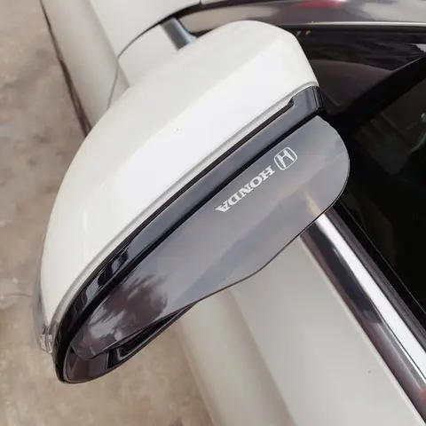 Hot For Honda Accord CRV Mugen Power Civic Jazz city Car Rearview Mirror Rain Eyebrow Rain Shield Shade Protector Cover acc