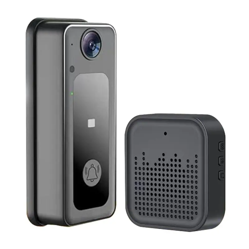PORK-Smart Doorbell Tuya WIFI Camera Security Alarm  HD Night Vision Video Intercom Waterproof Wireless Doorbell Monitor