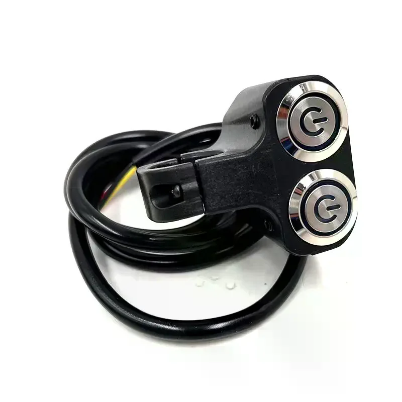 1Pcs Waterproof Motorcycle Handlebar Switch Durable LED Backlight Universal Fit for ATV UTV Modification Parts