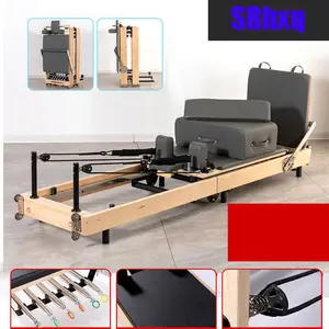 -新品未開封-筋トレマシン　折り畳み式　ピラティスリフォーマーマシン 新品未開封-筋トレマシン 折り畳み式 ピラティスリフォーマー
