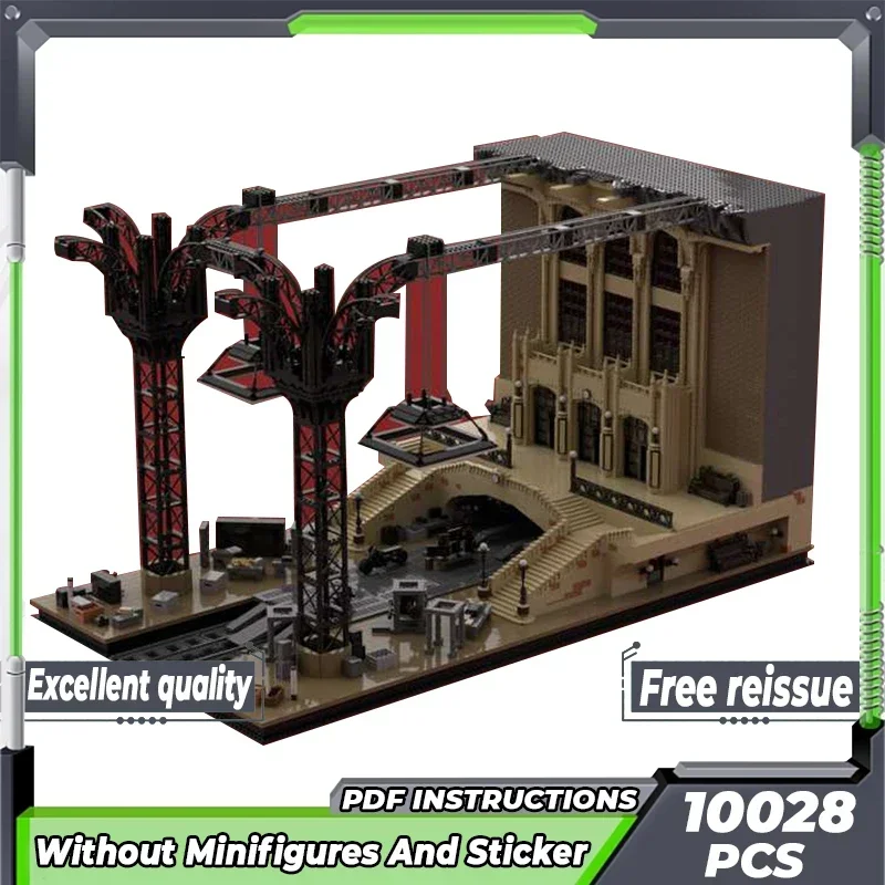 Popular Bat Movies Model Moc Building Bricks Bat Cave Terminal Station Technology Blocks Gifts Christmas Toys DIY Sets Assembly