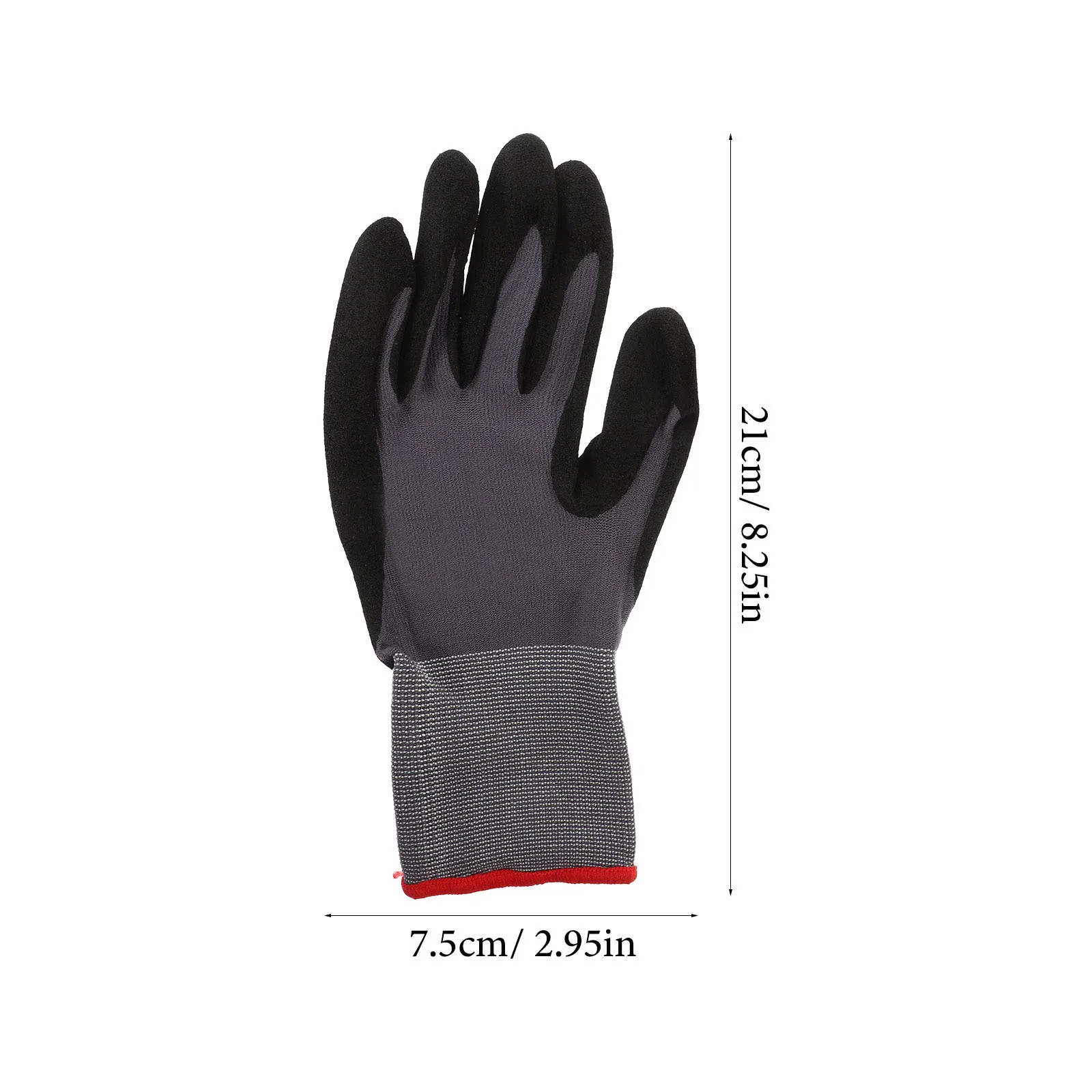 1 زوج قفازات البستنة النايلون مقاوم للماء قطع مقاومة السلامة واقية ارتداء قفازات العمل المقاومة للقطع