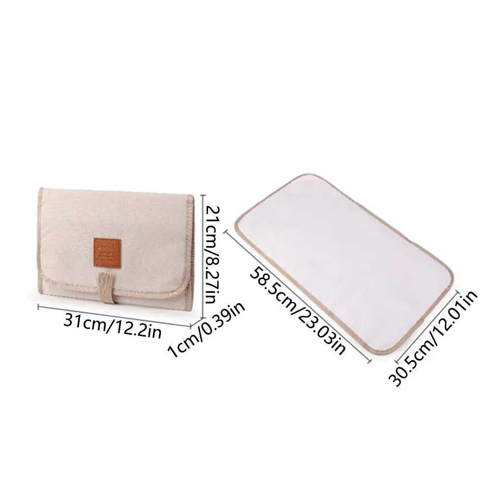 Waterproof Newborn Diaper Changing Pad Portable Foldable Travel Nappy Changing Mat Comfortable Compact Newborn Diaper Changer