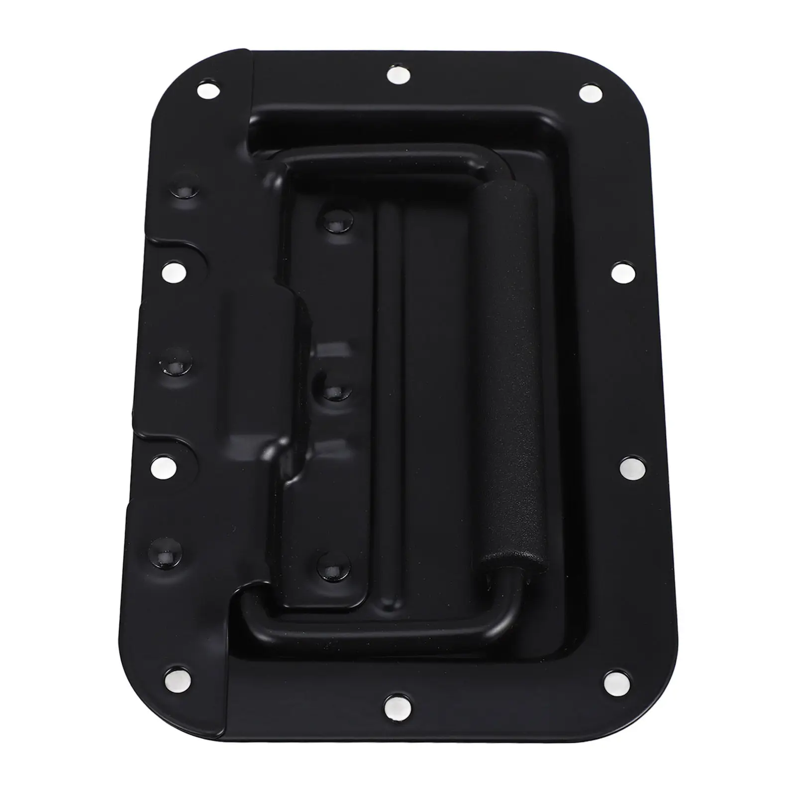 Spring Loaded Iron Recessed Handle 8Mm Padded Grip Heavy Duty Chest Cabinet Speaker Box Case Hardware Loaded Drawer Handle