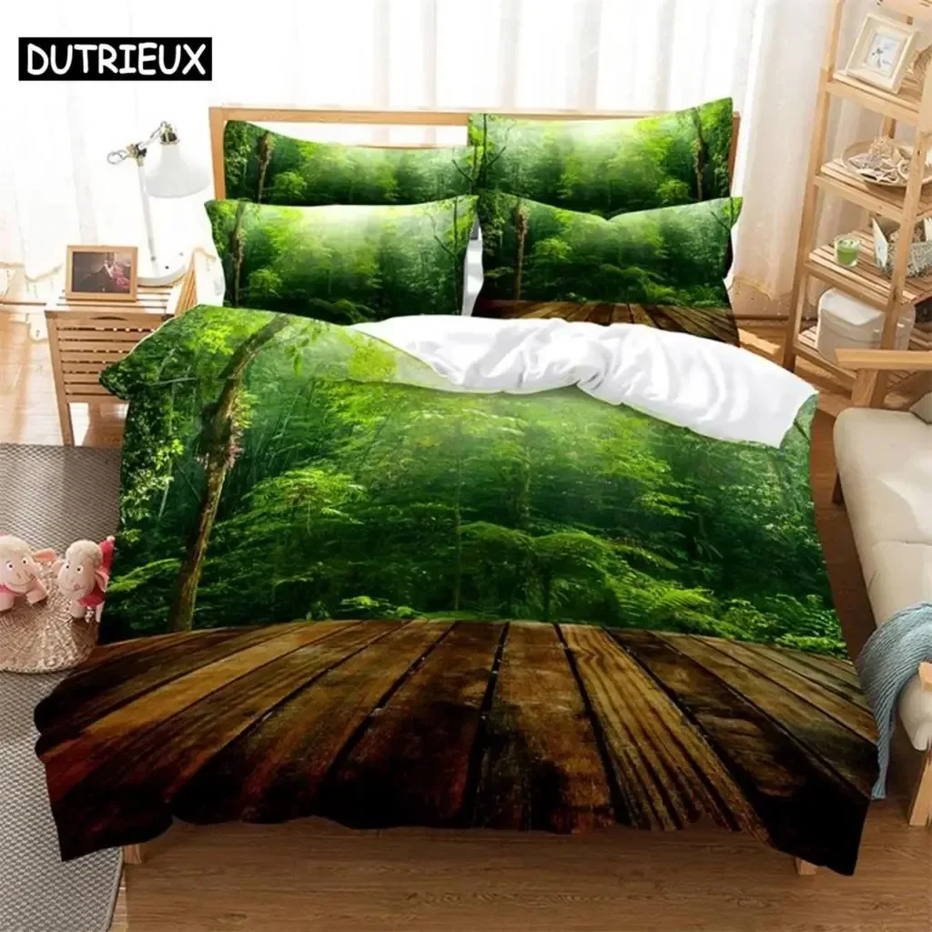 

Colourful Woods Bedding Set Duvet Cover Set 3d Bedding Digital Printing Bed Linen Queen Size Bedding Set Fashion Design