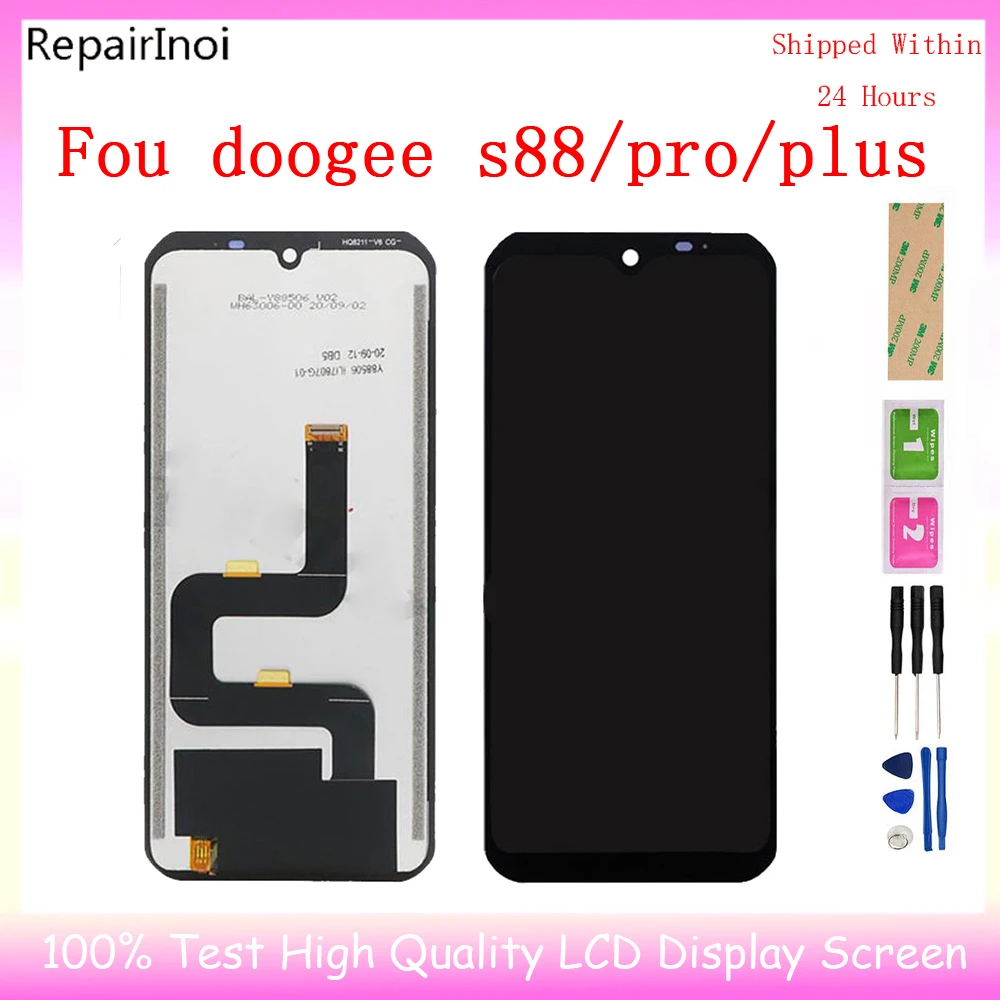 New 6.3'' Original For DOOGEE S88 PLUS LCD Display + Touch Screen Digitizer Assembly Replacement For Doogee S88 PRO Original