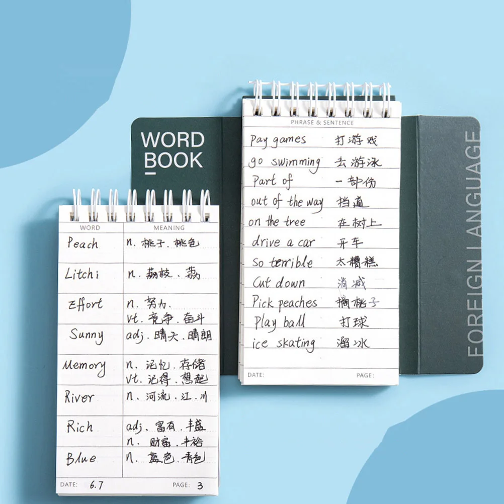 4 Pcs Memo Paper Pads Note Notepad Small List Writing Notepads Convenient Books