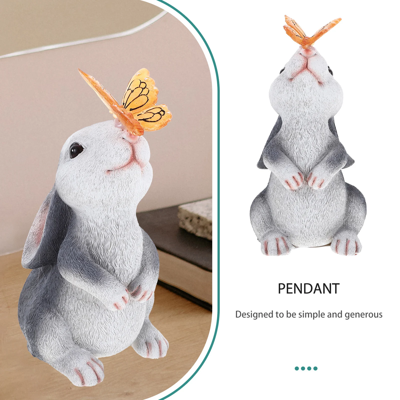 

Solar Garden Statues Resin Rabbit Lamp Decorative Outdoor Light For Courtyard Lawn Home Garden Rabbit Adornment