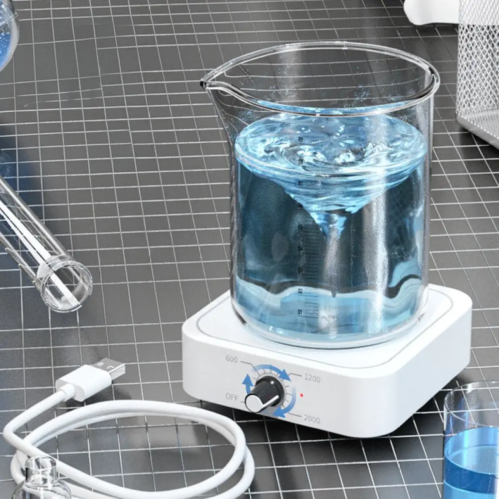 Magnetic Stirrer Lab Liquid Mixer Electric Stirring Device Small Scientific Tool For Efficient Lab Mixture