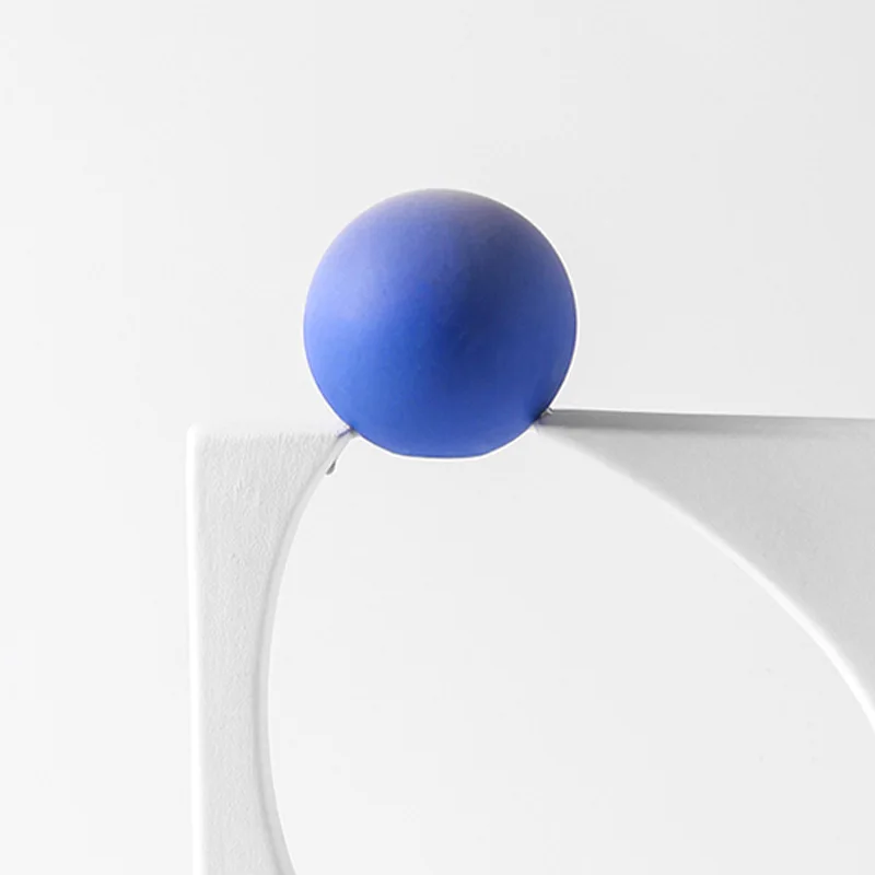 Square round geometric ornaments, model room study hotel homestay soft decoration