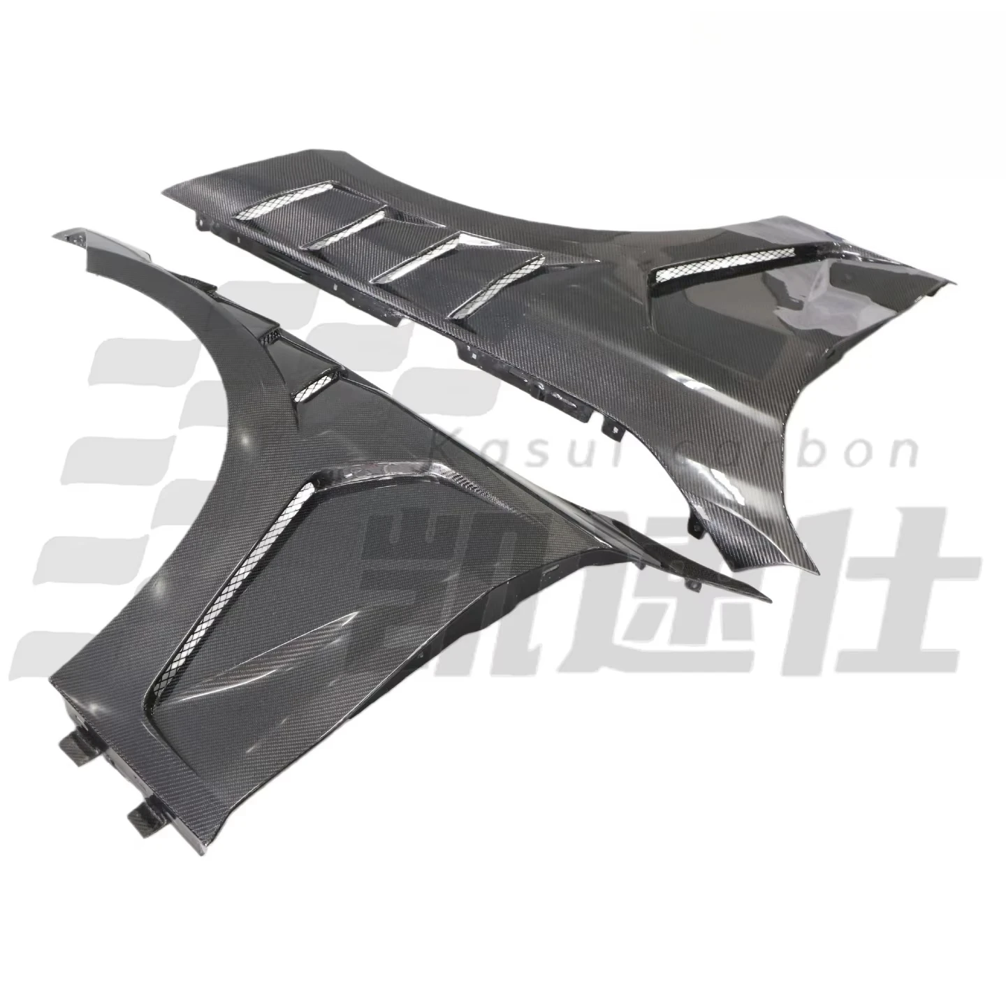 Customization Supported Car Front Side Carbon Fiber Fenders for BMW 4 Series G22 G23 G26 Carbon Fiber Front Fender Twill Carbon