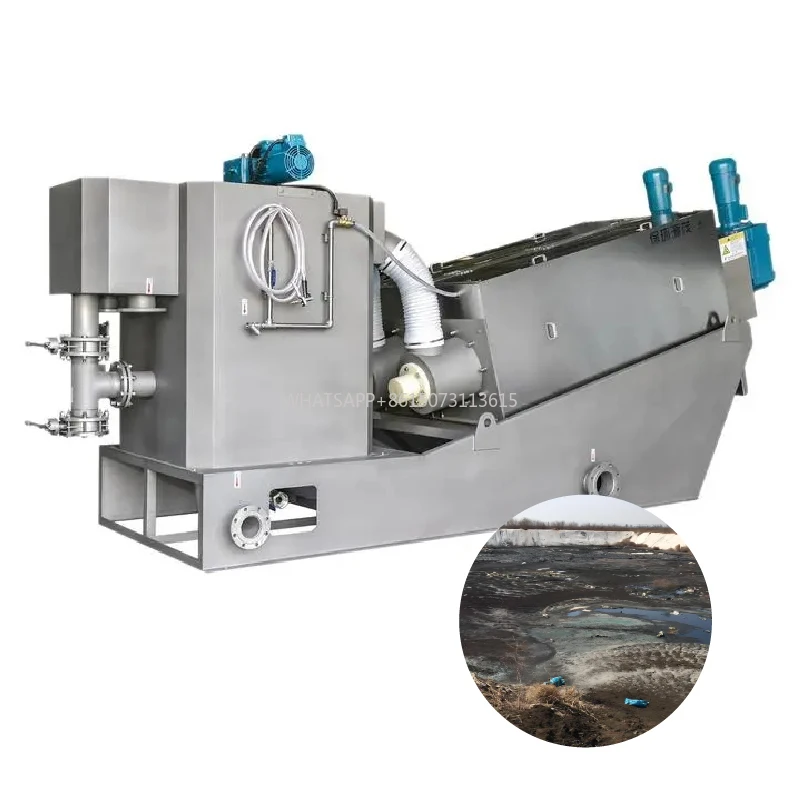 SXDL-301 Dispositivo per la purificazione delle acque reflue / Macchina per la pressatura a vite per il trattamento delle acque reflue delle fanghi in vendita