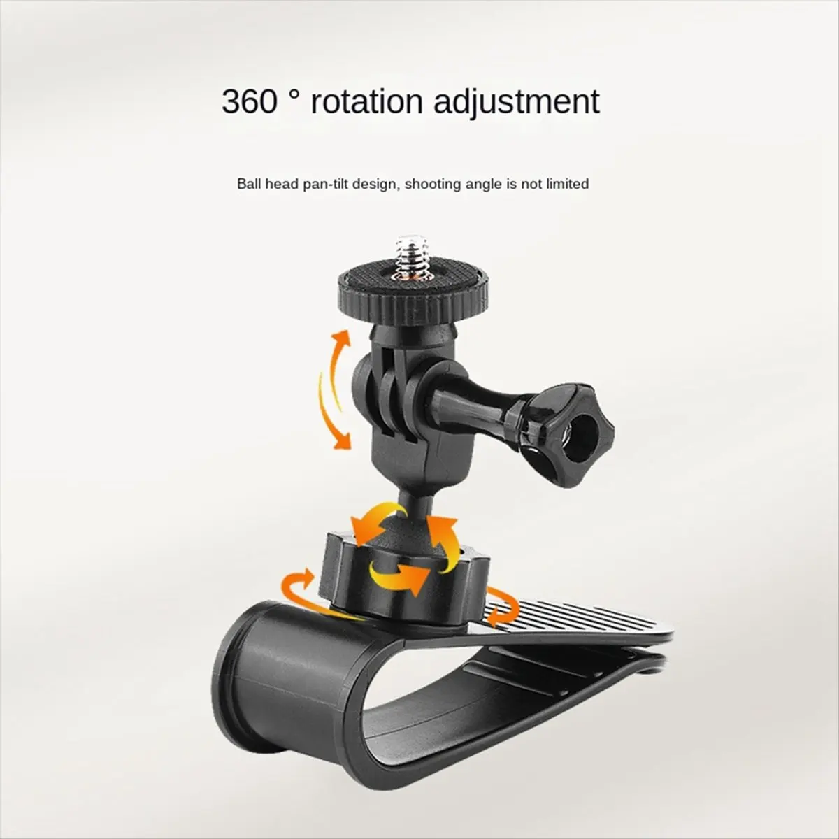 (DT37) Car Sun Visor Mount for GoPro Hero 12 11 10 ,DJI Osmo Pocket 3/4 Action Camera Accessories