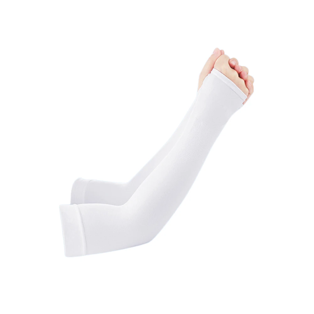 New Breathable Arm Sleeves UV Protect Ultrathin Ice Sleeve Arm Cover Loose Running Arm Cuff Cover Unisex