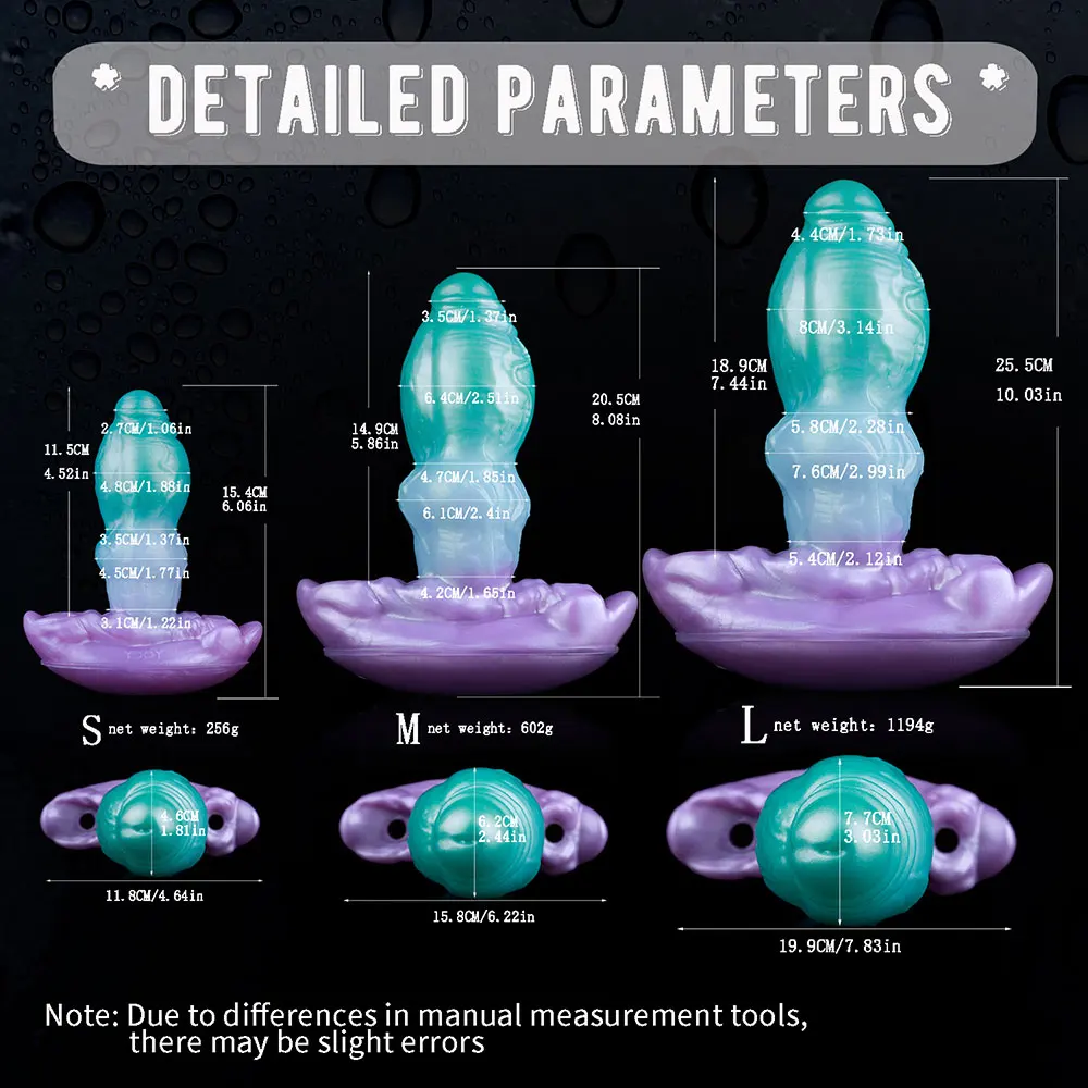 ELKKOST عقدة كبيرة شرجي التوصيل قضيب جلدي الذئب دسار التحكم عن بعد هزاز الفم الكمامة الجنس لعب للرجال النساء الأزواج الكبار 18 S ، M ، L #5