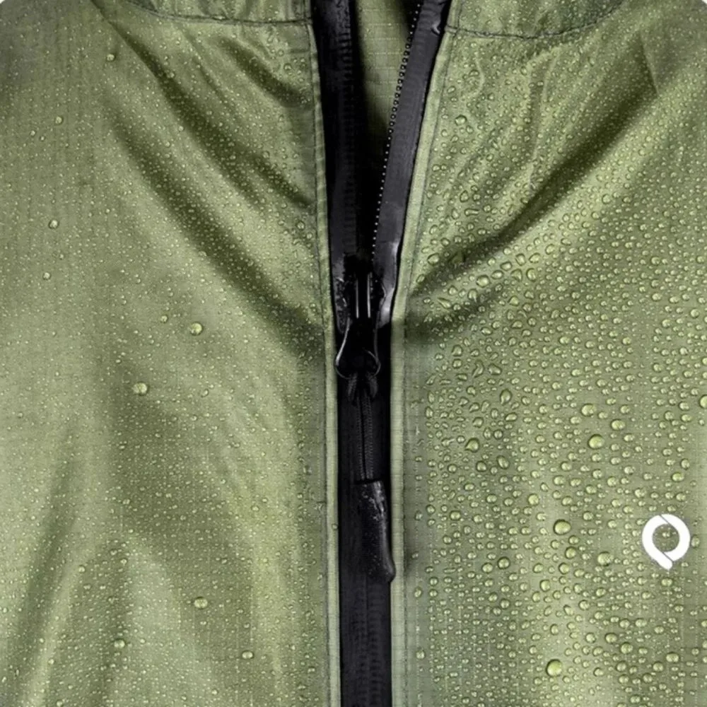 جديد 3 في 1 معطف واق من المطر في الهواء الطلق مقنعين كم مقاوم للماء معطف واقي من المطر خفيفة الوزن المحمولة في الهواء الطلق ملابس ضد المطر المشي لمسافات طويلة السفر غطاء للمطر #2