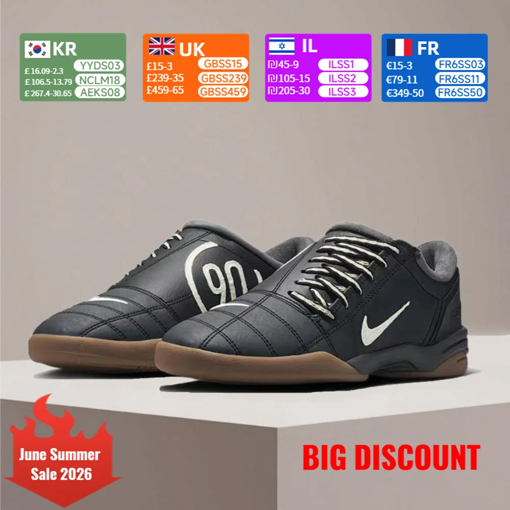 

Nike Total 90 III Women's Low-Top Fashionable and Versatile Sneakers: Non-slip, Durable, Flexible, and Comfortable IH2314-002