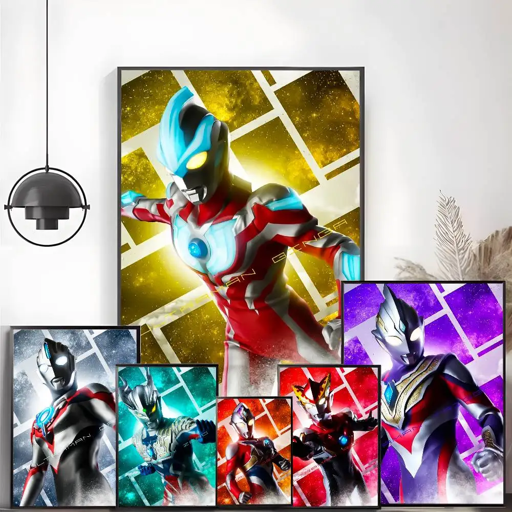U-Ultraman New Generation Stars Poster No drilling required leaves no marks Self-adhesive stickers can be applied to any surface
