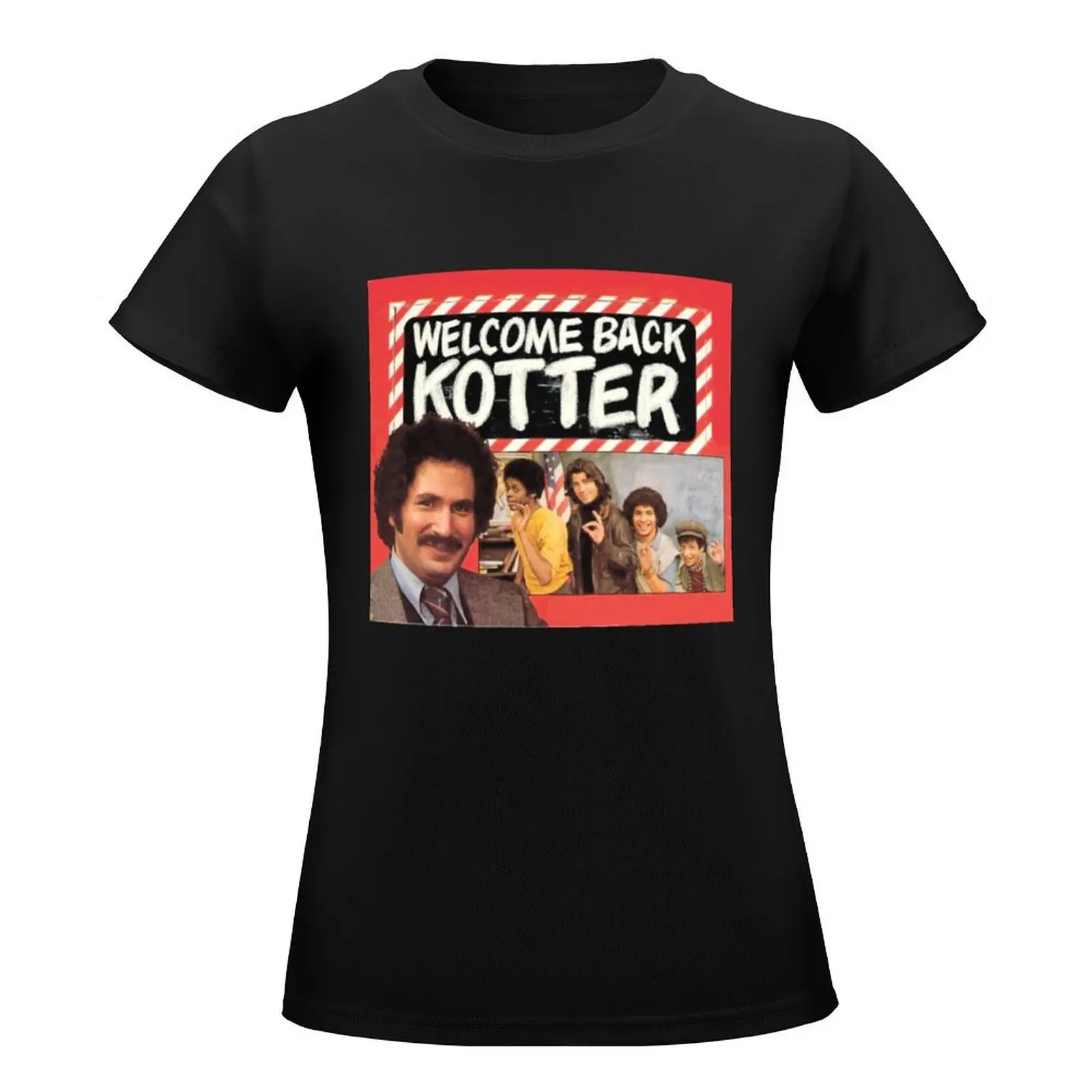 Welcome Back Kotter- Vintage Retro TV Sitcom 70s T-Shirt Aesthetic clothing funny t-shirts for Women loose fit