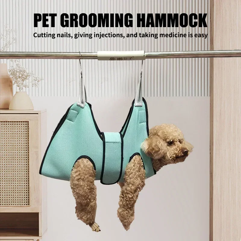 

Pet Grooming Hammock Cat Dog Nail Clipper Fixer Teddy Hook Type Feeding Anti-scratch Artifact Cat Hammock