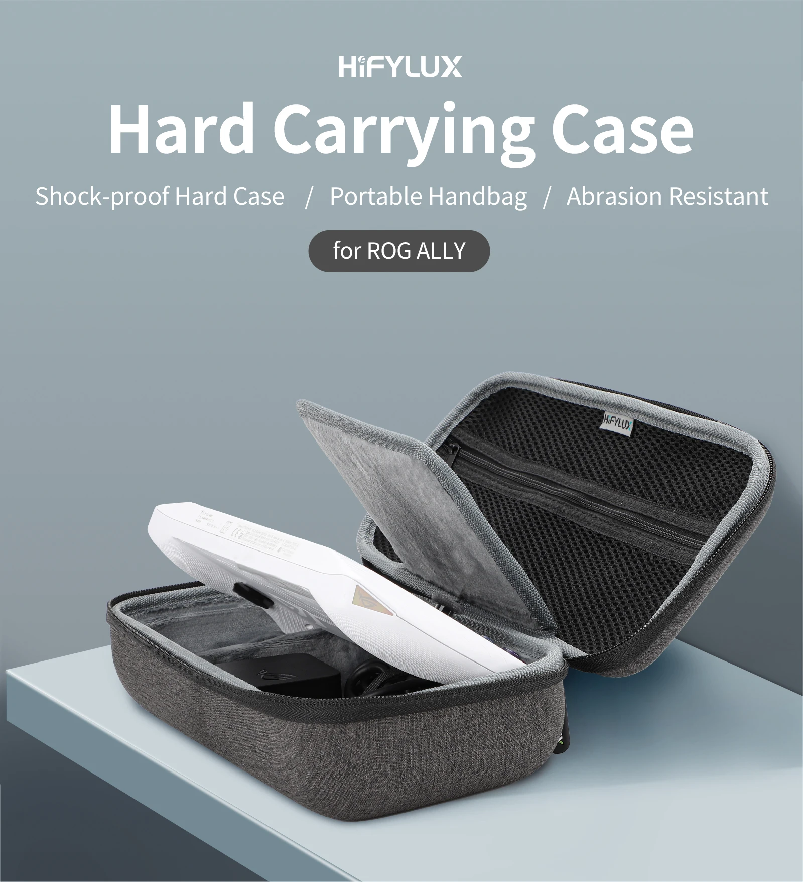 

For ROG Ally Gaming Console Storage Case For ROG Ally Gaming Console Hard Shell Case Portable Carrying Case