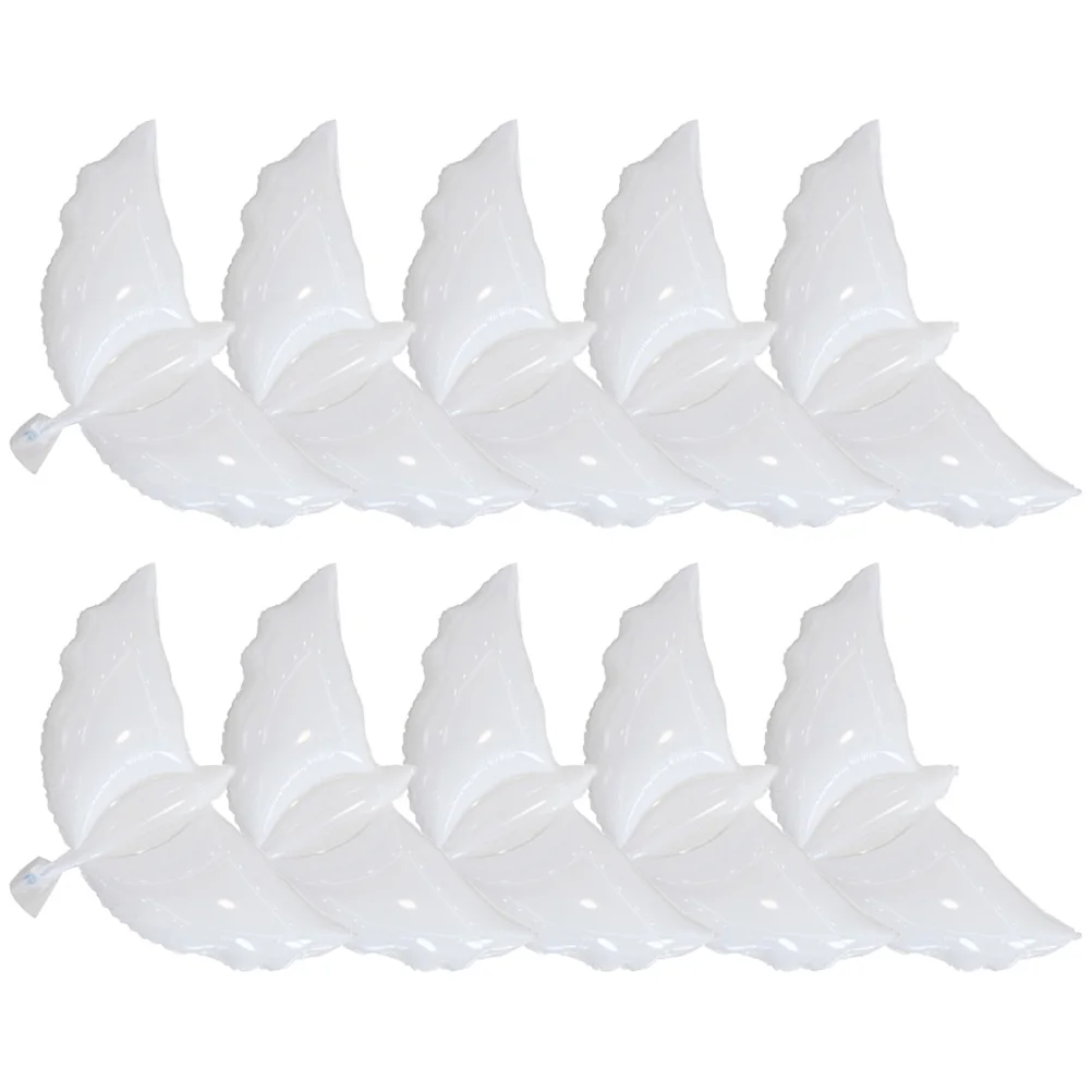 

10Pcs Pigeon Shape Balloon Strong Aluminum Film Material Perfect for Party Decor Birthday Wedding Garden Festival Event