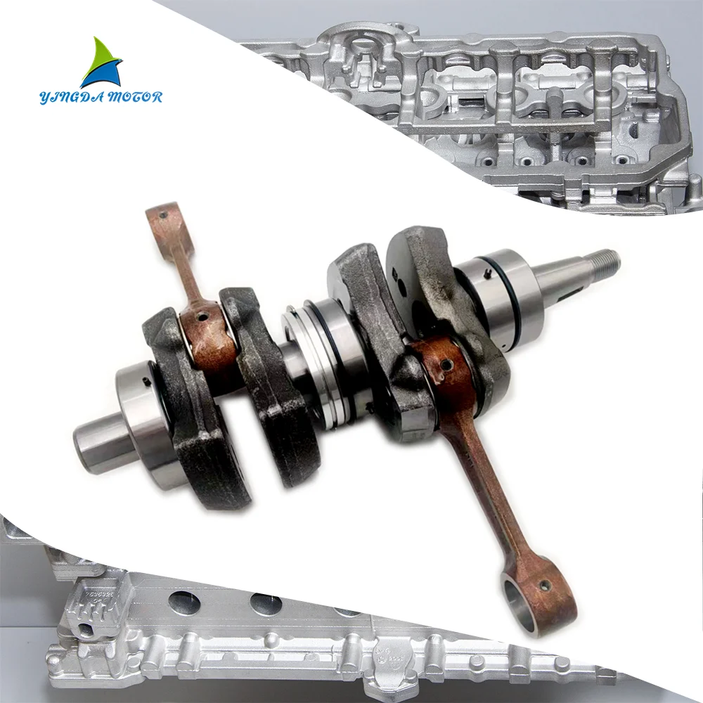 

Crankshaft assembly 61N-11400-00 69P-11400-00 Crank Sahft Assy For 25HP 30HP Yamaha Outboard Motor 2 Stroke 30HP 61N-11400 61N