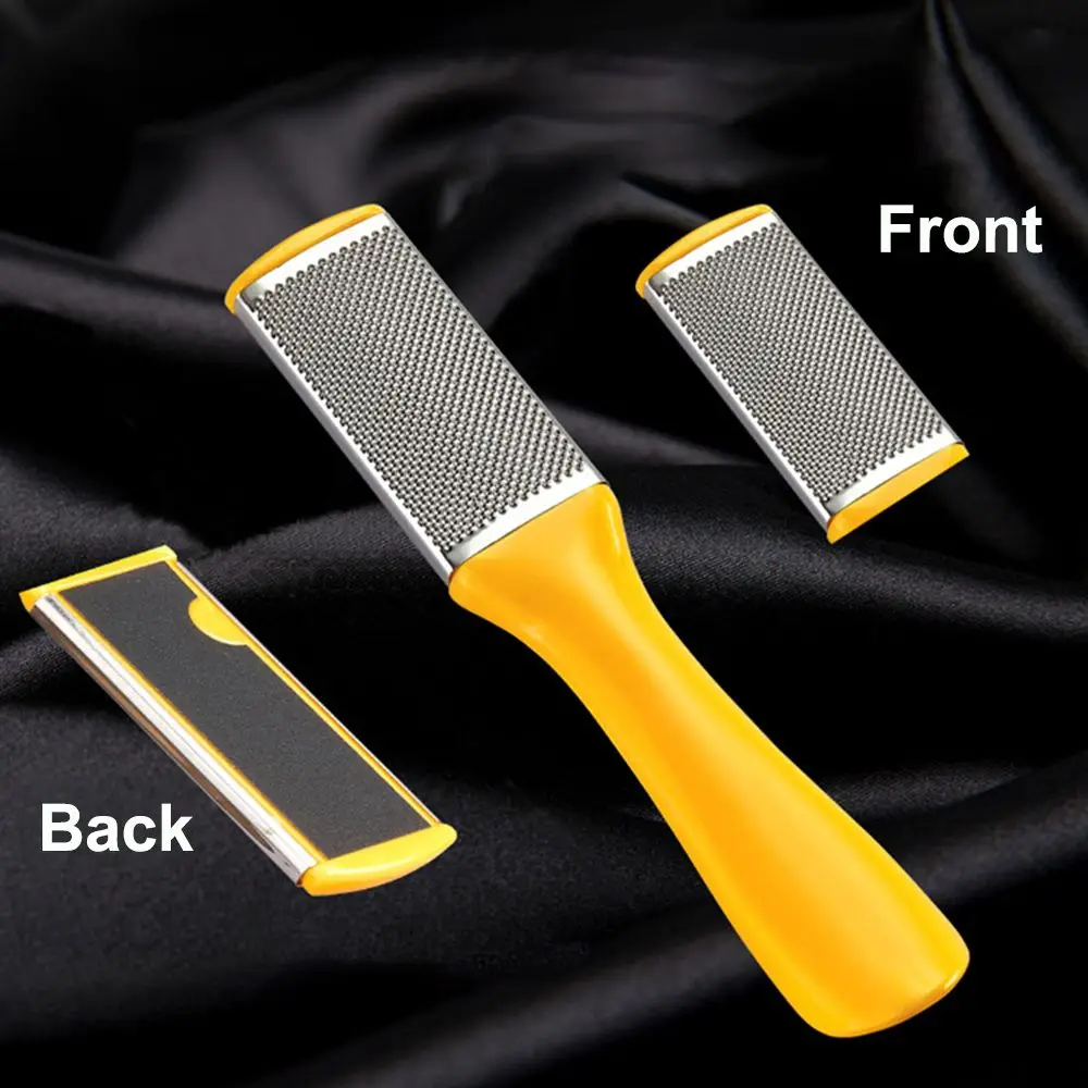 Remover pele dura ralador de pé rasp removedor de calos colossal purificador de pé arquivo de pé de aço inoxidável