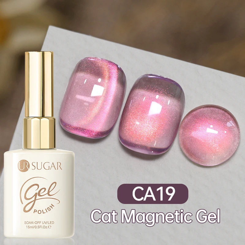 UR SUGAR 15ml Cat Magnetic Gel Nail Polish 30 Colors Semi Permanent Magnetic Gel UV/LED Soak Off Painting Vanrish Design image 5