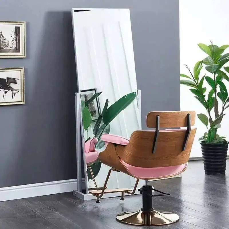 الجمال ماكياج كرسي حلاق باديكير كرسي مانيكير صالون الحلاقة كرسي حلاق قطب تصفيف الشعر سيلا دي باربيرو سبا الأثاث #2