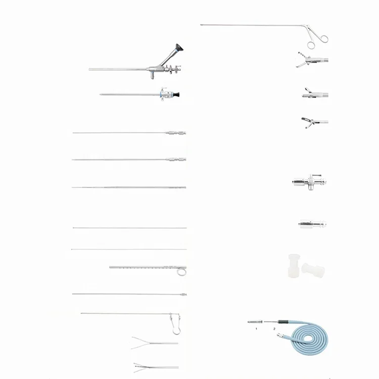 Sur/gical Percutaneouss Nephroscopes InstrumENTss Set Medi/cal Transcutaneouss Nephroscopes for hospitalss endoscopes Camera