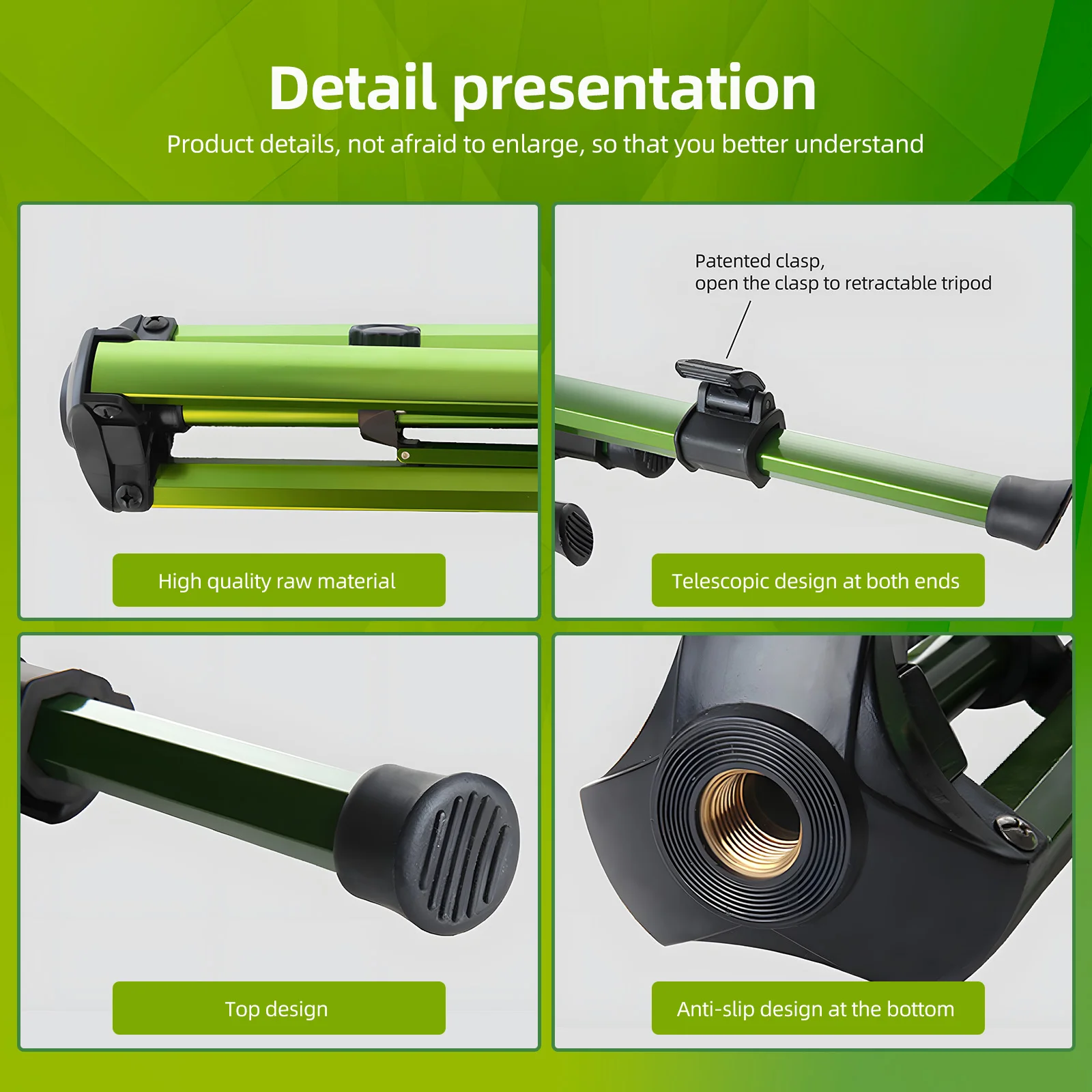 Dampak Sprinkler pada dasar Tripod tugas berat rumput Sprinkler 360 derajat Area besar irigasi kuningan Sprinkler Nozzle dan seng Alloy