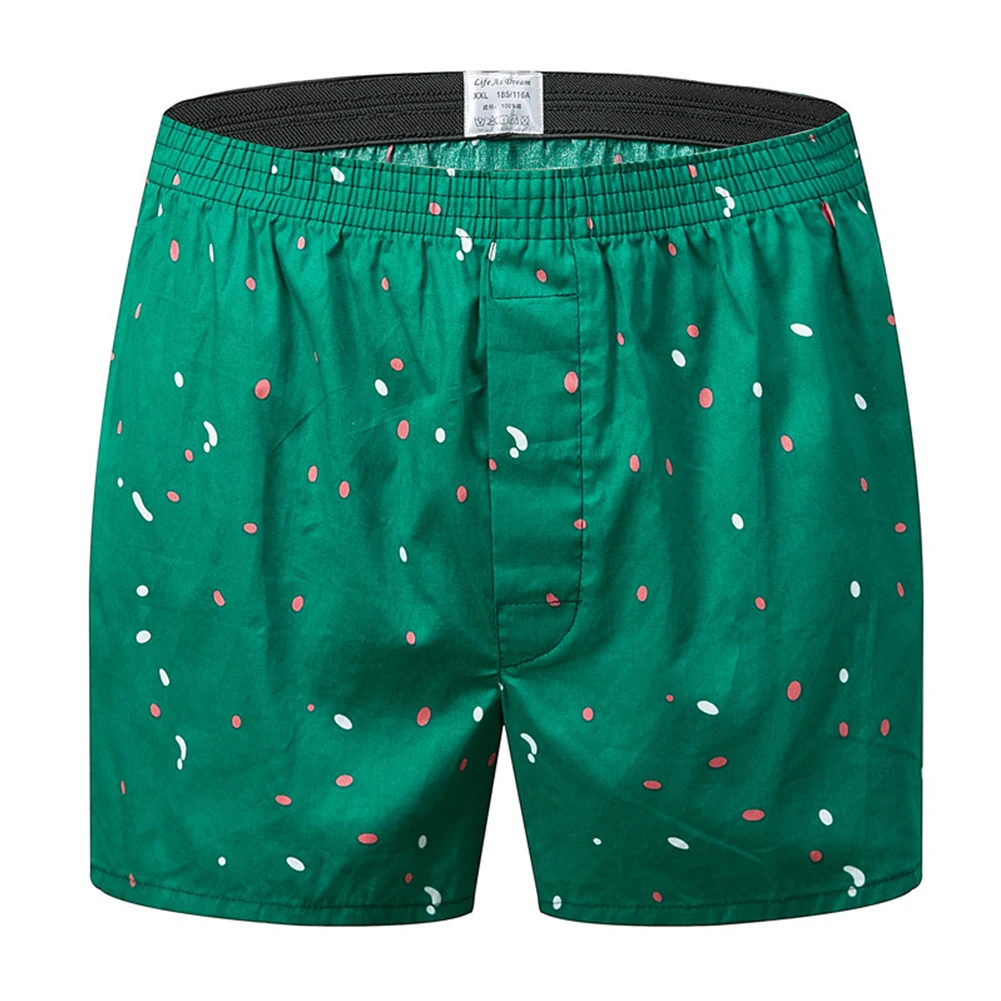 Männer Baumwolle Unterwäsche super weiche Elastizität Taille Boxer Atem Shorts Lounge Hosen lässig Homewear bequeme Strick Lounge wear