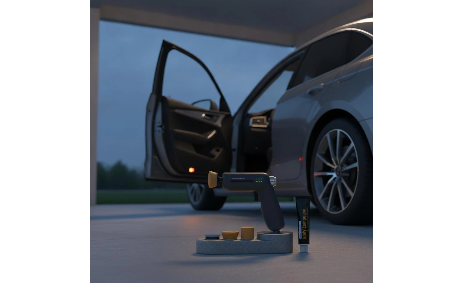 Car Scratch Repair Machine Compact Car Polisher with Polishing Pads Polishing Machine with Buffing Pads Easy to Use for DIYers Car Scratch Repair Machine Compact Car Polisher with Polishing Pads Polishing Machine with Buffing Pads Easy to Use for DIYers