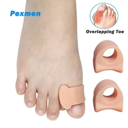 Pexmen 2Pcs Bunion Pads Toe Spacers Gel Toe Separators Correct Bunions and Restore Toes to Their Original Shape