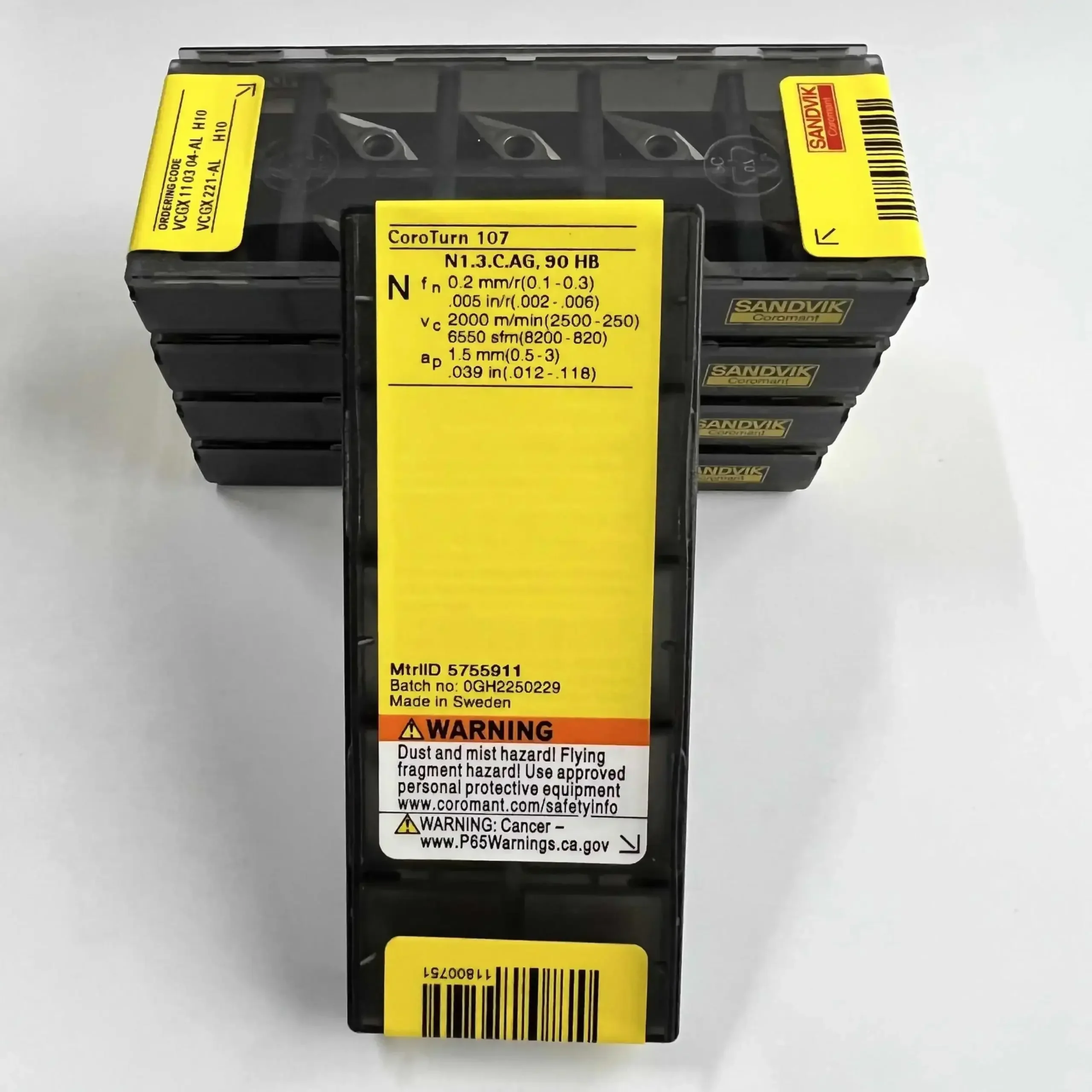 VCGX 110304 -AL H10 /Lâmina de liga 10 PCS