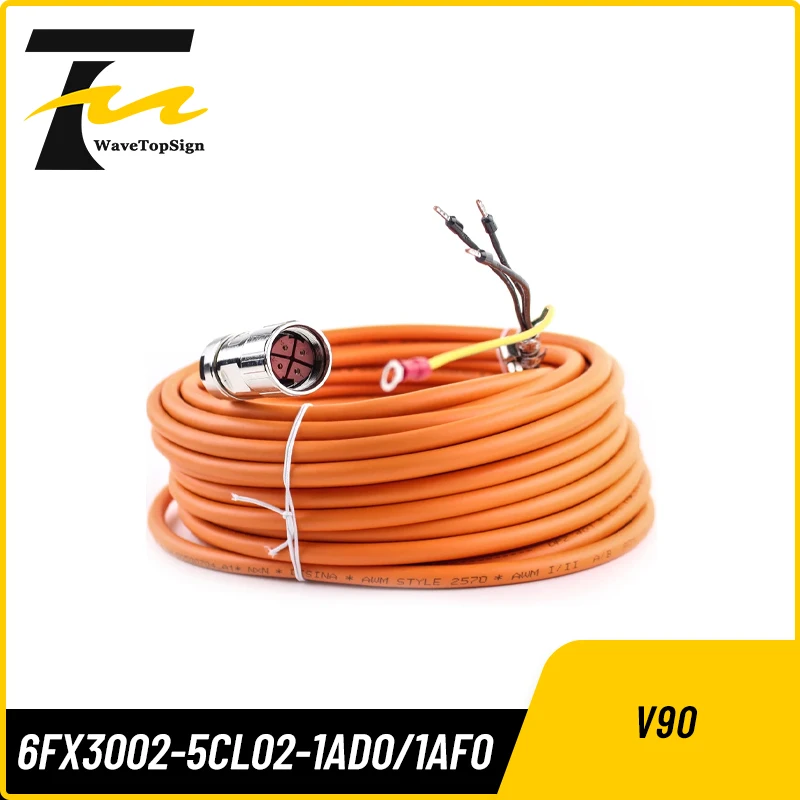 

V90 Servo Motor Power Cable 6FX3002-5CL02-1AD0 6FX3002-5CL02-1AF0 6FX3002-5CL02-1AH0 6FX3002-5CL02-1BA0 For Simens V90