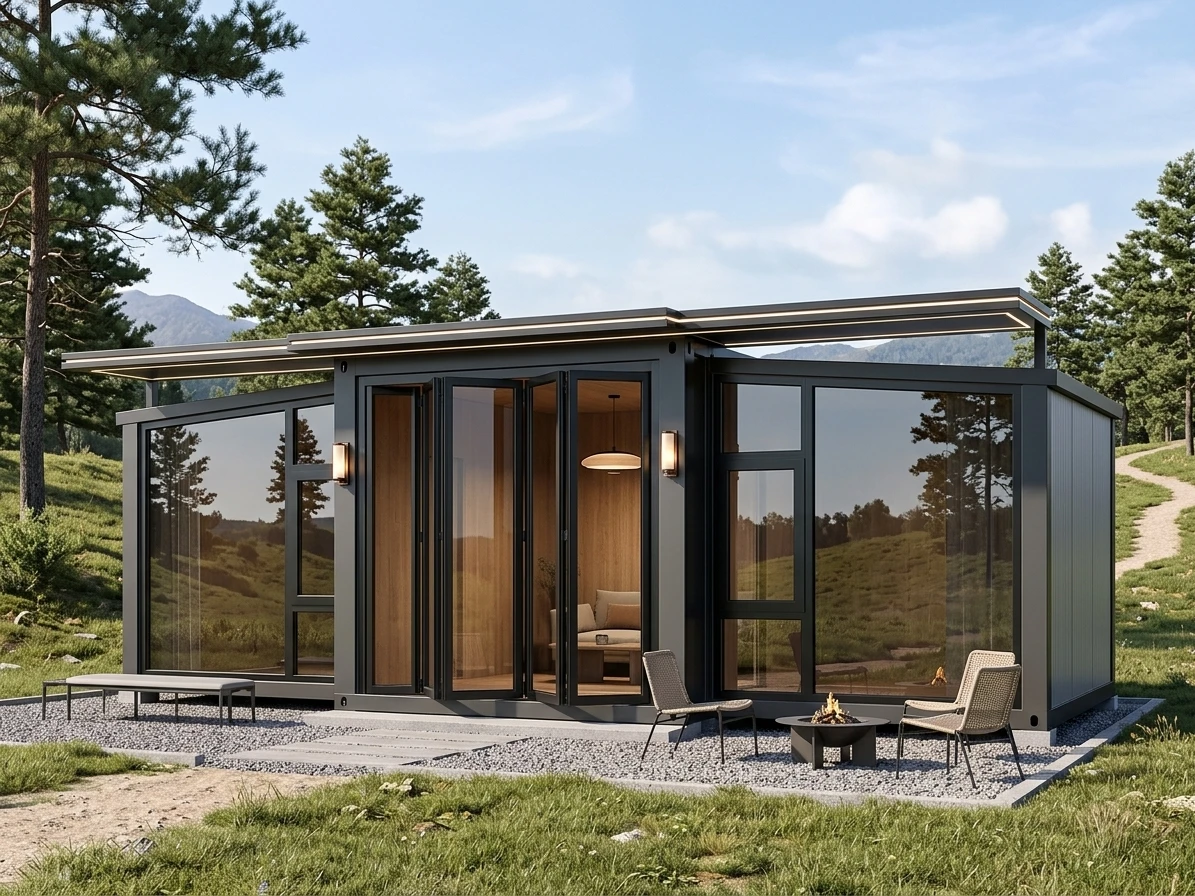 Hot Selling Custom Backyard Office Modular House with Modern Bedroom Bathroom Kitchen for Tiny Home Living Portable Prefab House