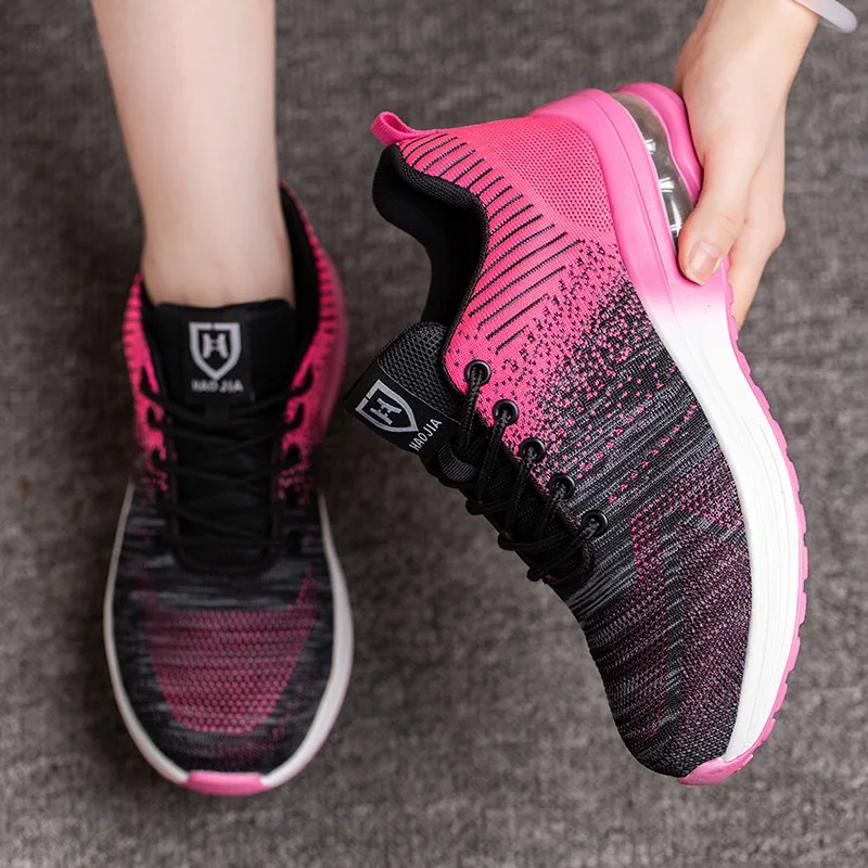 

womens casual breathable steel toe caps working safety shoes air cushion safe sneakers worker summer security boots protection