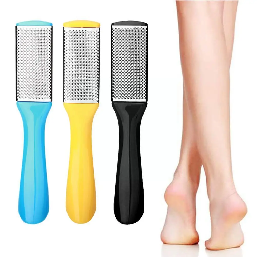 Pedicure Tools Foot Care Supplies Gently Remove Dead Steel Skin Brush Calluses Double-sided Smoothing Exfoliating Skin O8I9