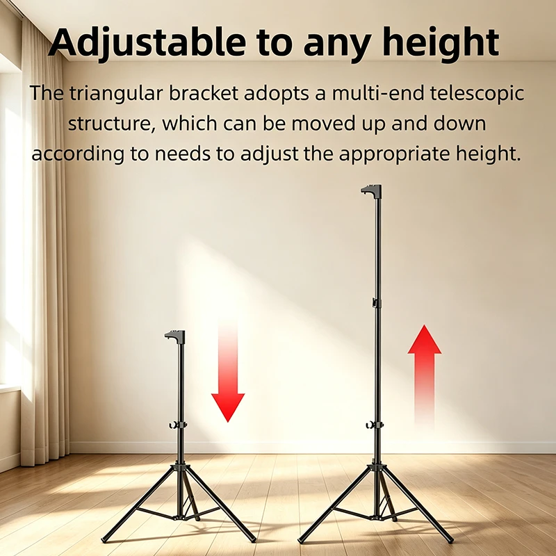 Portable Projector Screen with Tripod Stand 16:9 4K Foldable Projection Screen for Camping Backyard Home Cinema