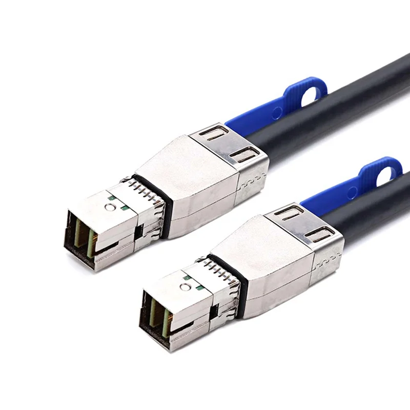 Mini cabo de transferência de densidade SAS Digh Mini SAS SFF-8644 para SFF-8644 Cabo de dados de disco rígido externo de servidor