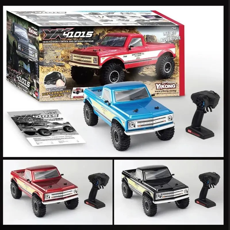Yikong 1/10 Yk41015 Remote Control Electric Four-Wheel Drive Climbing Vehicle Off-Road Vehicle Differential High And Low Speed