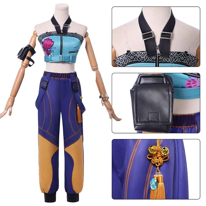KPop Zoey Cosplay Costume perruque femmes filles Halloween carnaval bande dessinée-con fête tenues de jeu de rôle