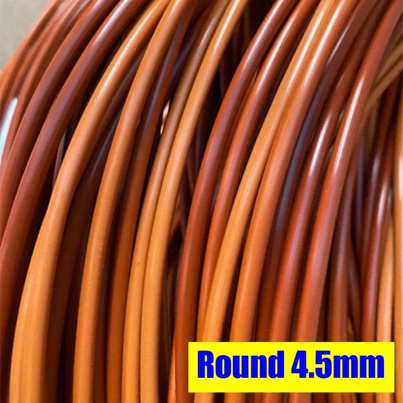 500g Hollow/Solid Round Plastic Rattan Material For Knit Repair Home Furniture Table Chair Hanging Basket Synthetic PE Rope