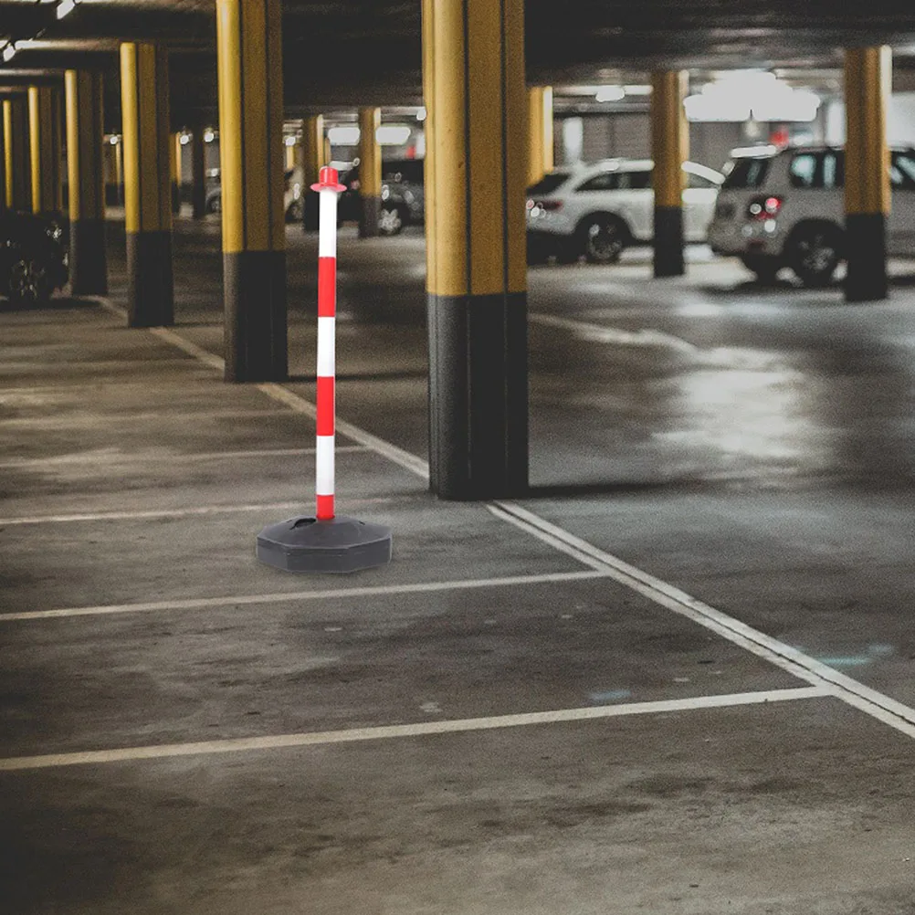 

1pcs Warning Safety Barriers Traffic Garage Parking Aid Cones Red White Elastic Portable Garage Parking Aid Construction