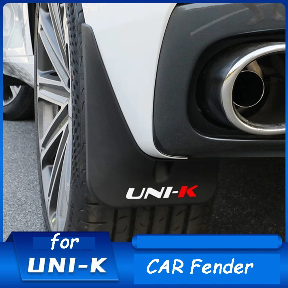 For Changan UNI-K UNIK 2021-2024 Plastic Car Mudguards Fender Cover Flares Splash Guard Cover Exterior Mud Flaps Accessories