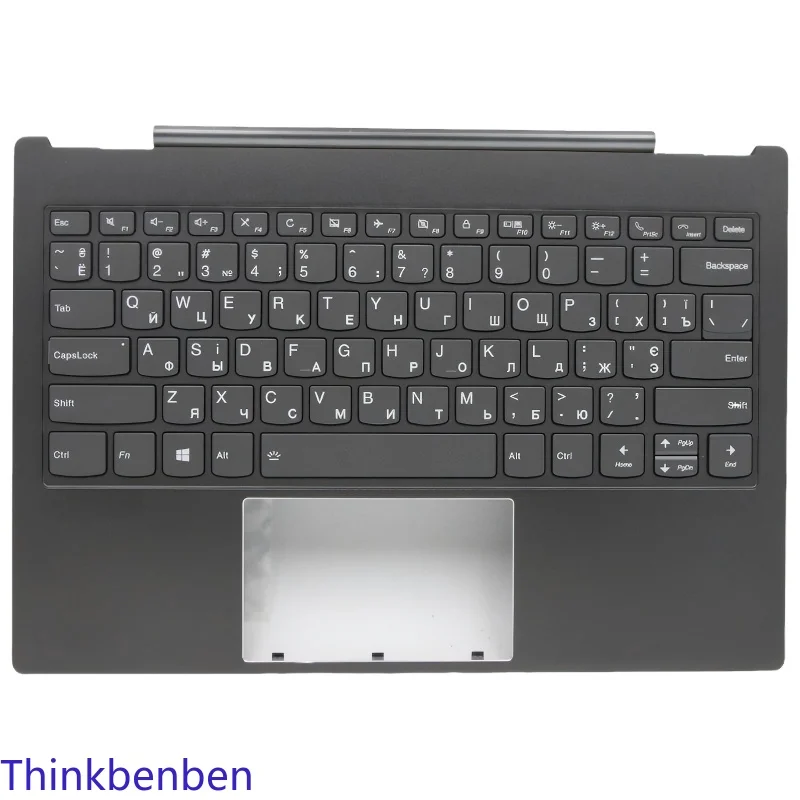 

UKR Ukrainian Mineral Gray Keyboard Upper Case Palmrest Shell Cover For Lenovo ThinkBook Plus 5CB0Z27772